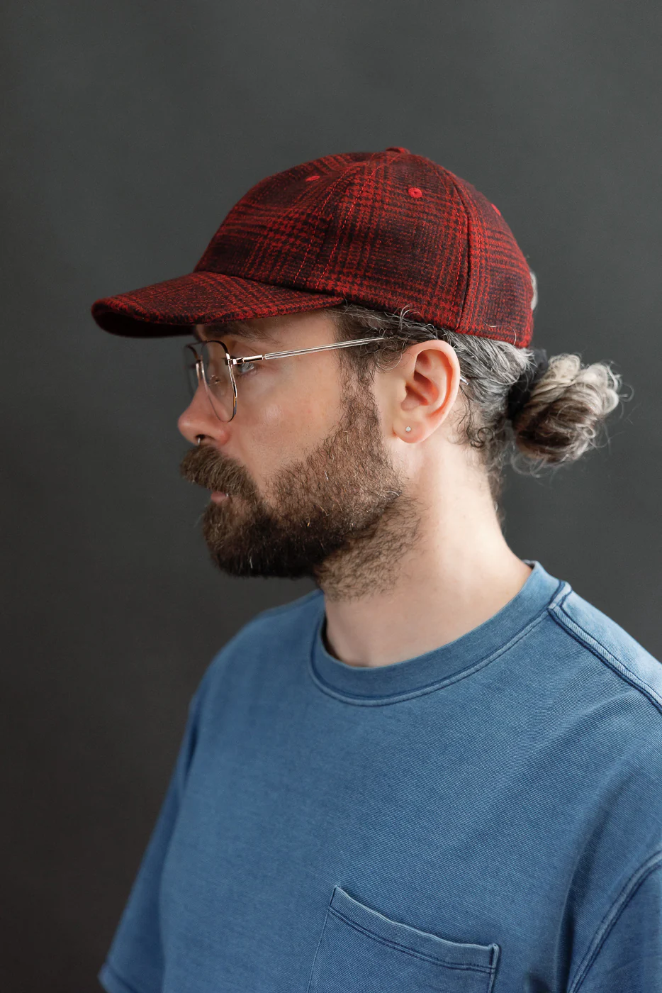 Melton Wool Baseball Hat - Canyon Plaid - Image 9