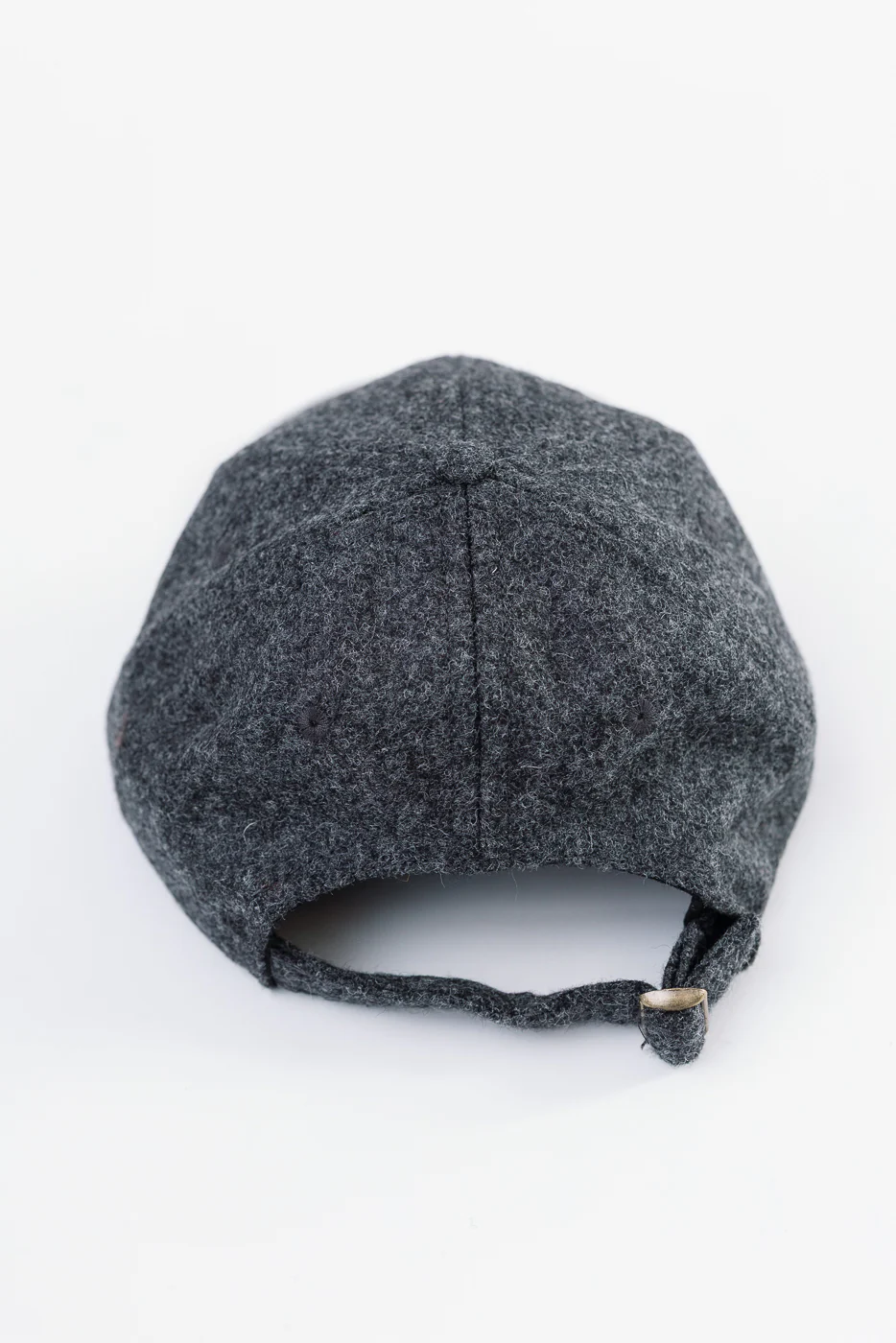 Melton Wool Baseball Hat - Granite - Image 4