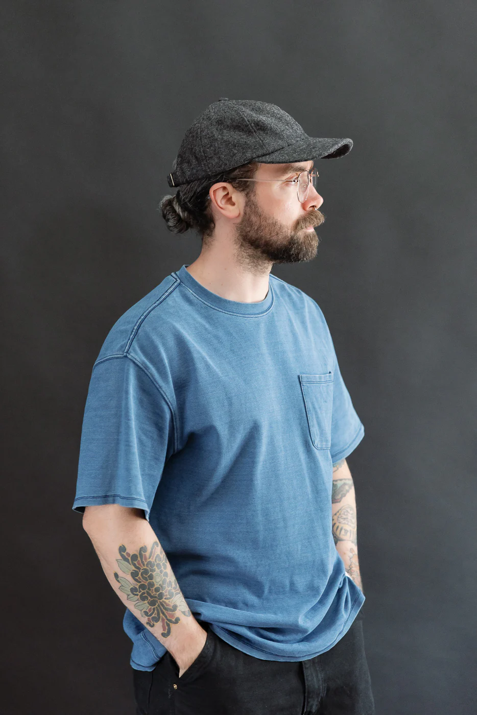 Melton Wool Baseball Hat - Granite - Image 8