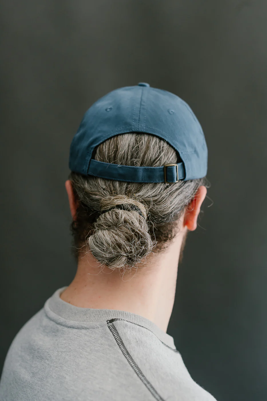 Unstructured Baseball Hat - Mock Blue - Image 14