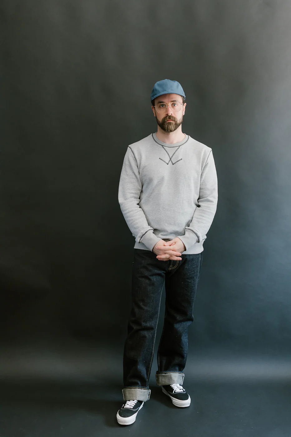 Unstructured Baseball Hat - Mock Blue - Image 6