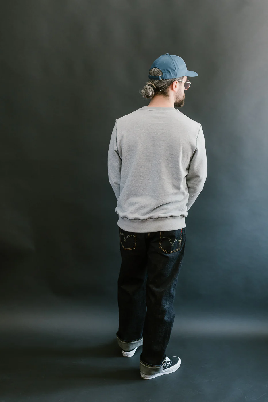Unstructured Baseball Hat - Mock Blue - Image 8