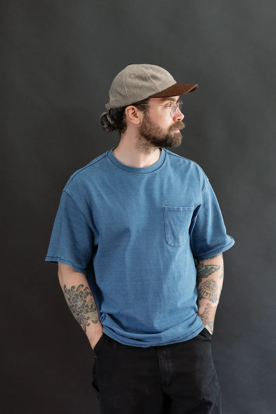 Melton Wool Baseball Hat - Oatmeal, Red Oak Mix - Image 8