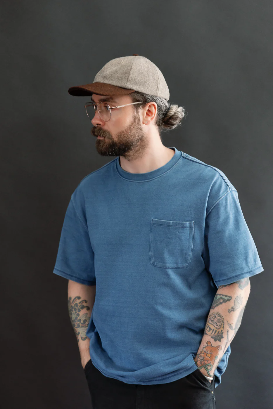 Melton Wool Baseball Hat - Oatmeal, Red Oak Mix - Image 9