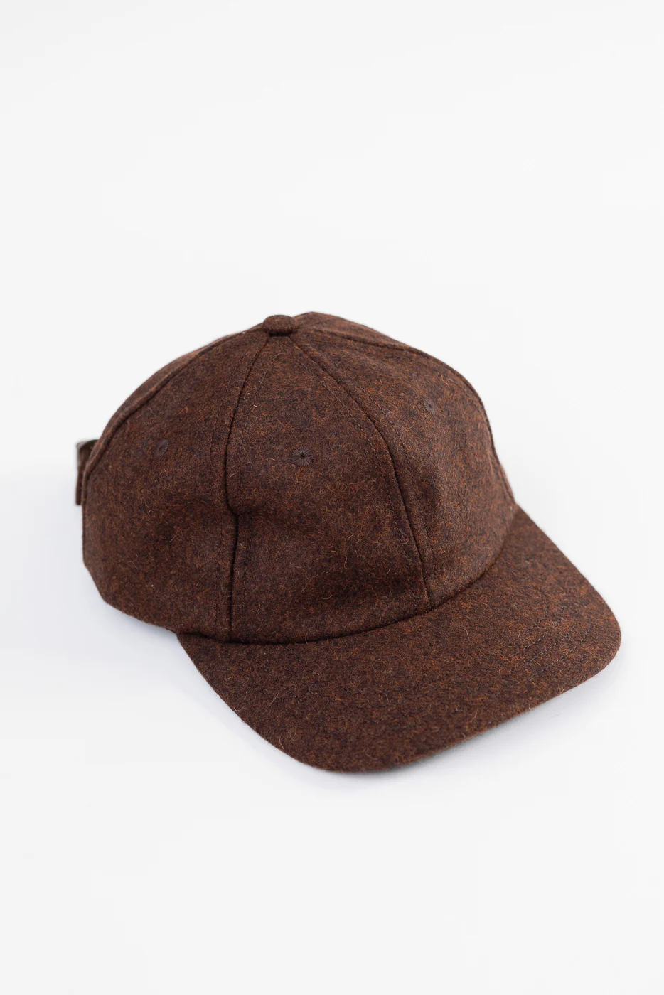 Melton Wool Baseball Hat - Red Oak Mix - Image 5