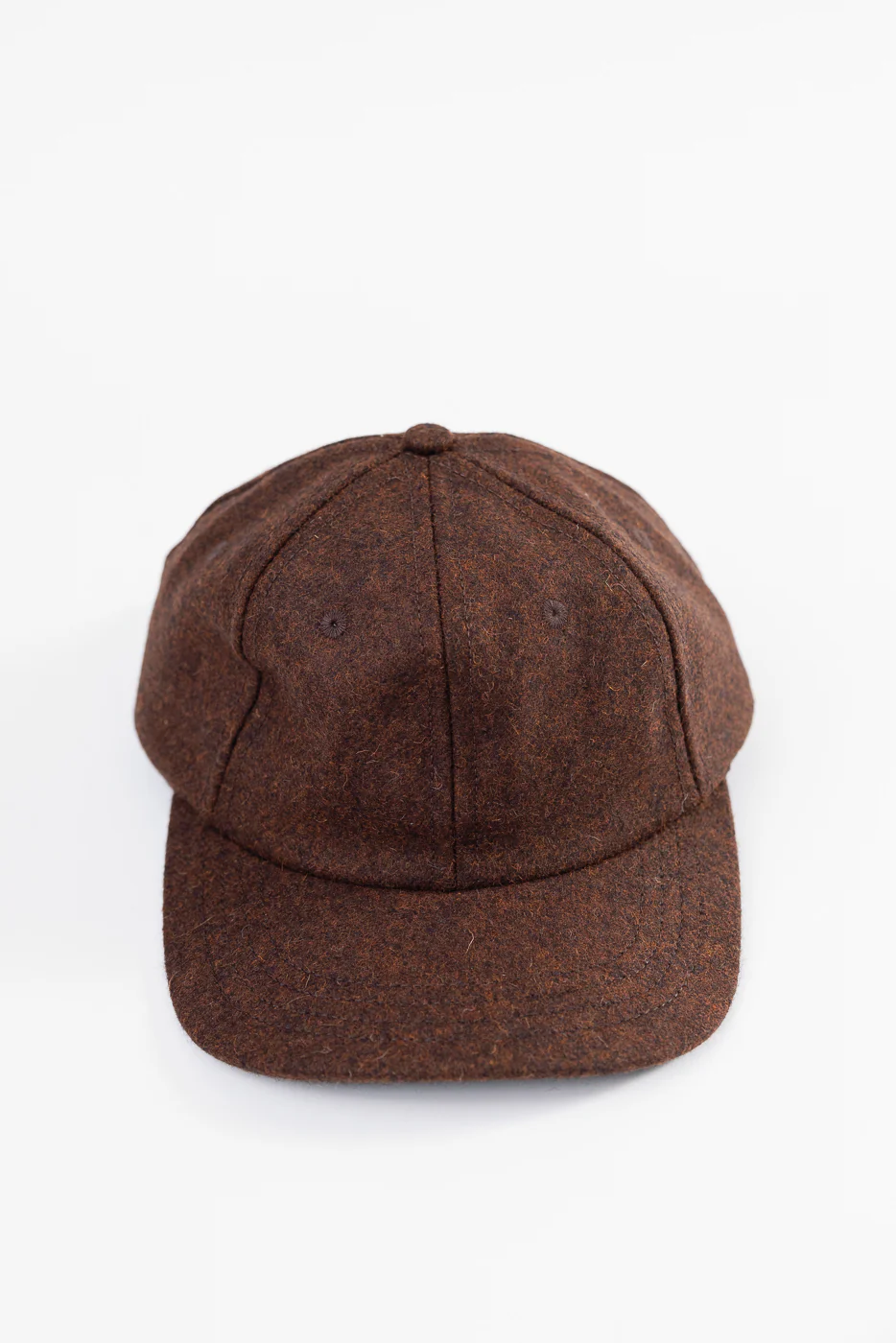 Melton Wool Baseball Hat - Red Oak Mix - Image 6