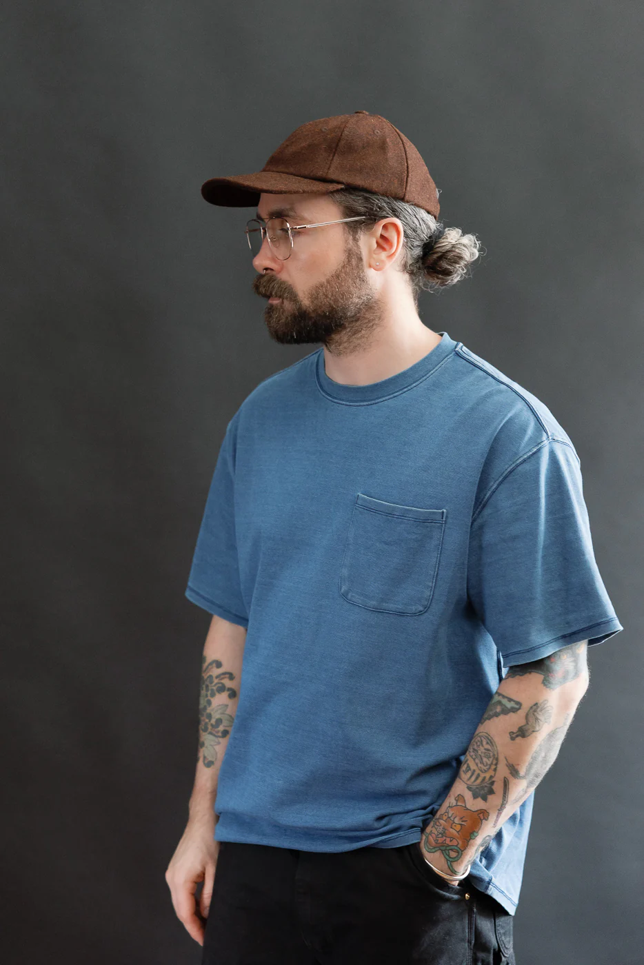 Melton Wool Baseball Hat - Red Oak Mix - Image 8