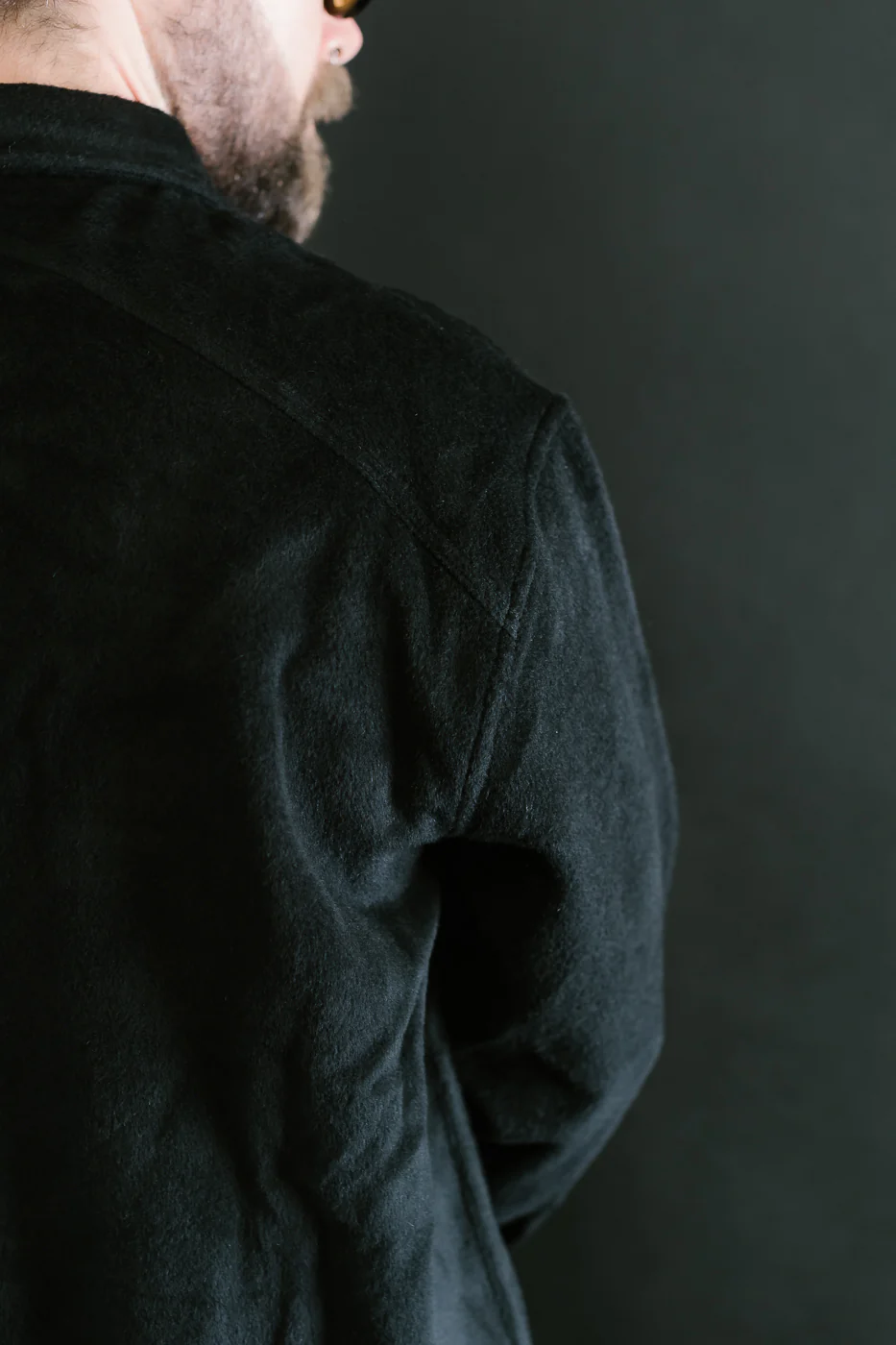 USN Overshirt Wool, Angora  - Black - Image 20
