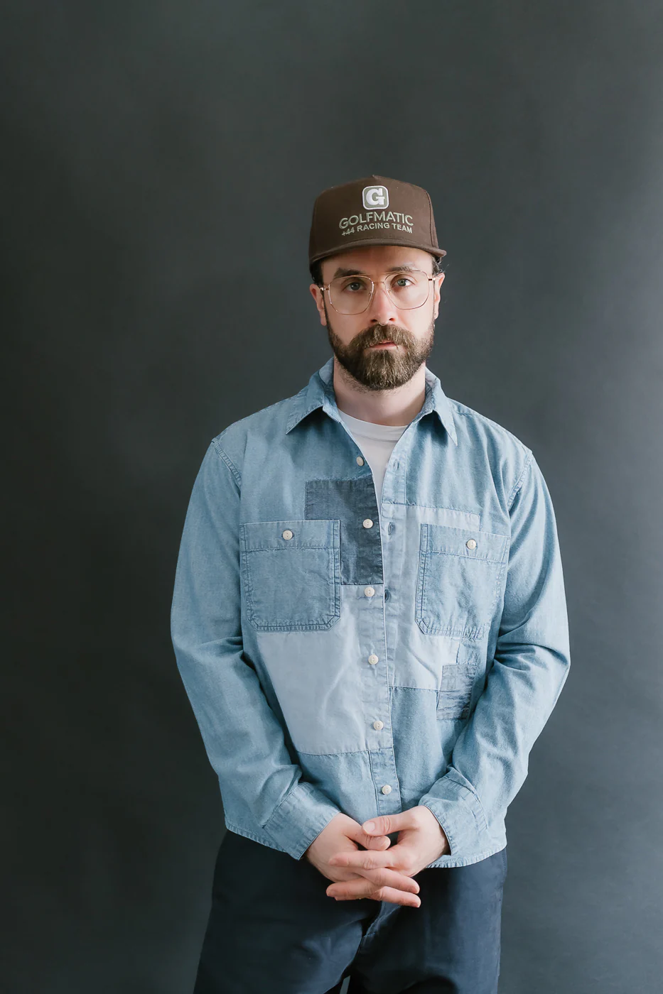 Utility Shirt Patchwork Chambray - Indigo - Image 10