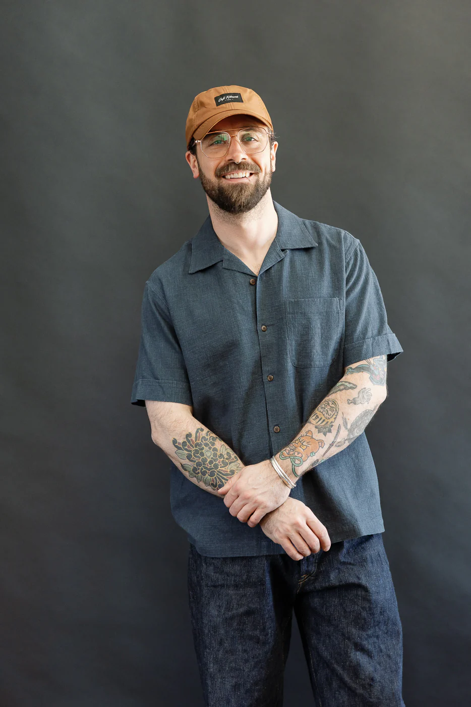 Vacation Shirt - Blue Linen - Image 15