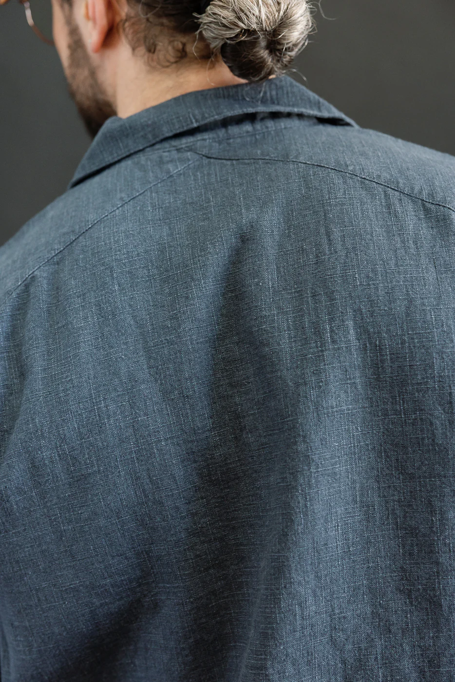 Vacation Shirt - Blue Linen - Image 19