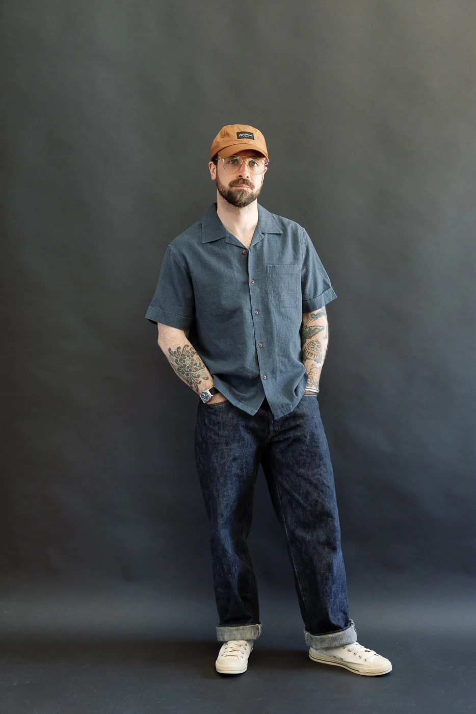 Vacation Shirt - Blue Linen - Image 6
