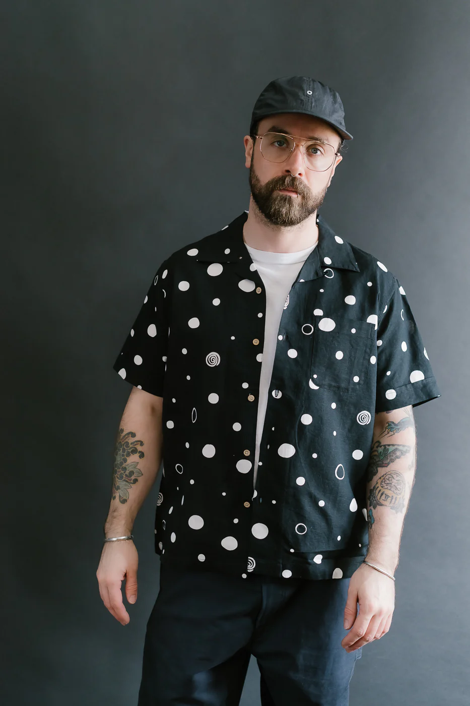 Vacation Shirt Polka Dot - Black - Image 15