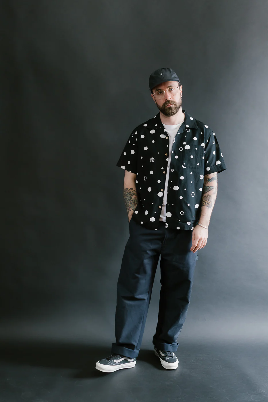 Vacation Shirt Polka Dot - Black - Image 6