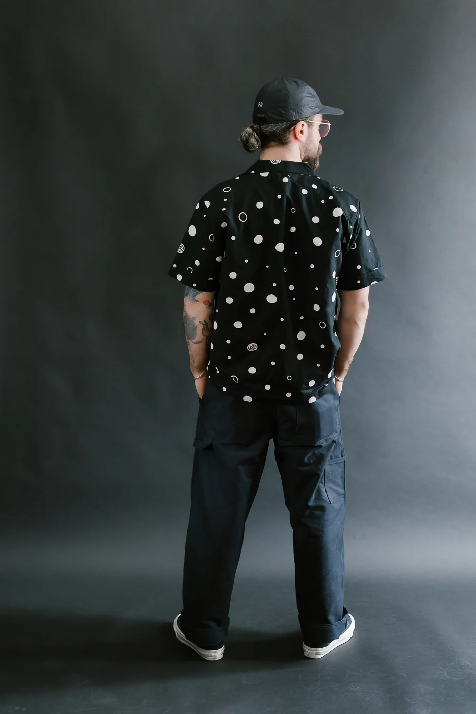Vacation Shirt Polka Dot - Black - Image 8