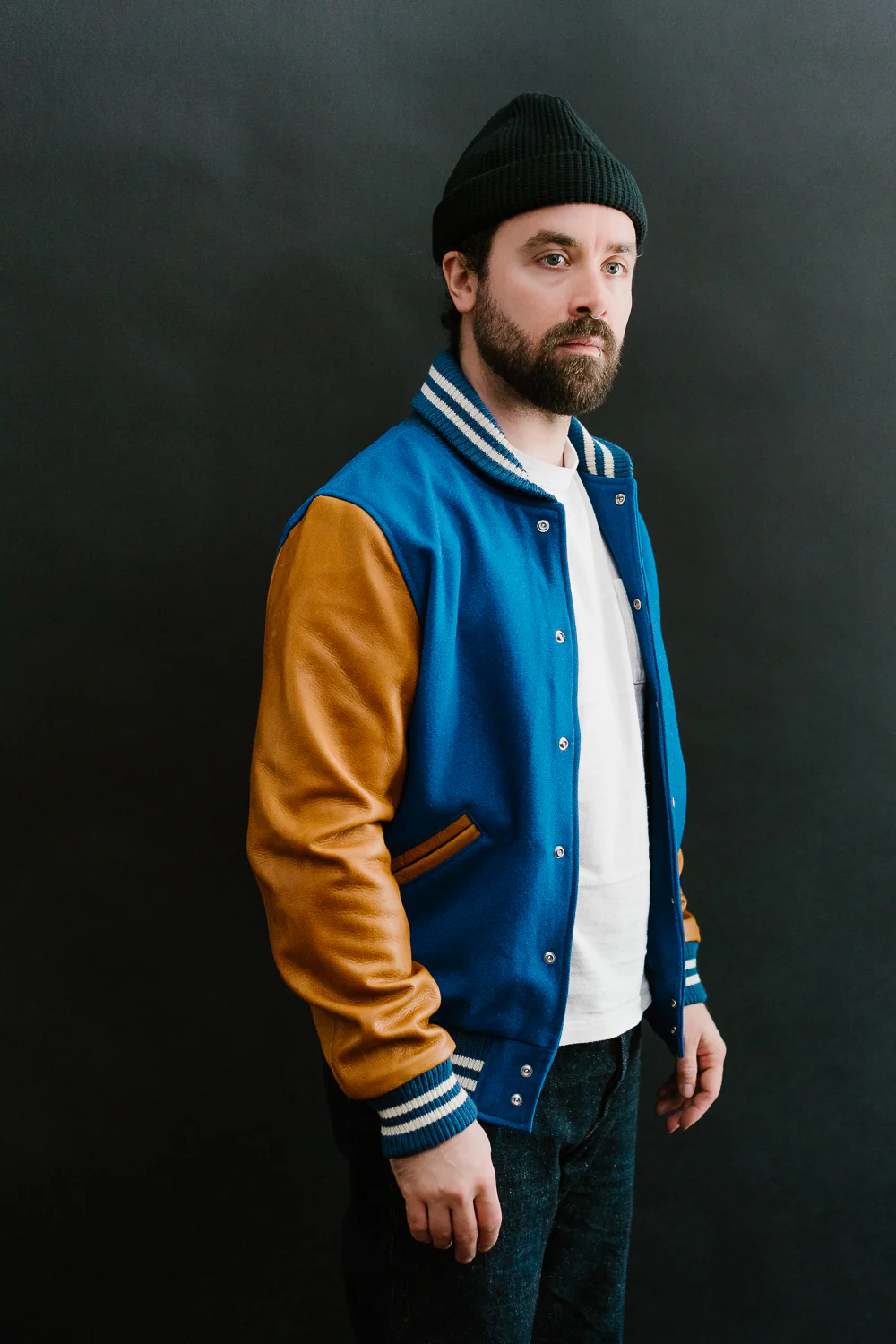 Varsity Jacket - Royal, Rust - Image 10