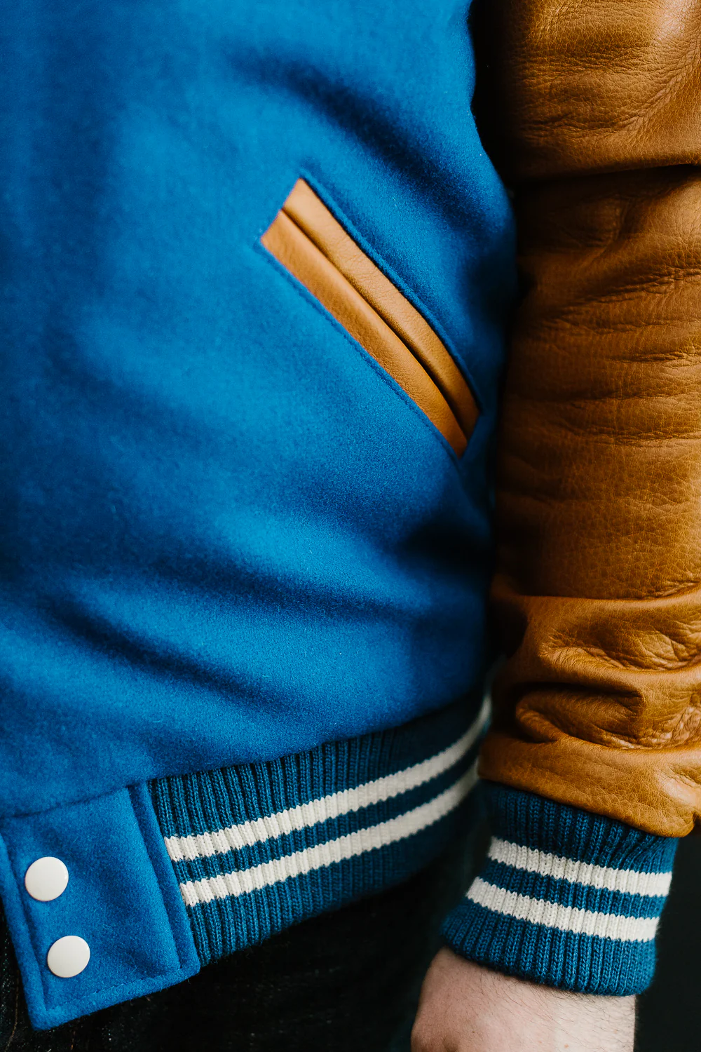 Varsity Jacket - Royal, Rust - Image 15