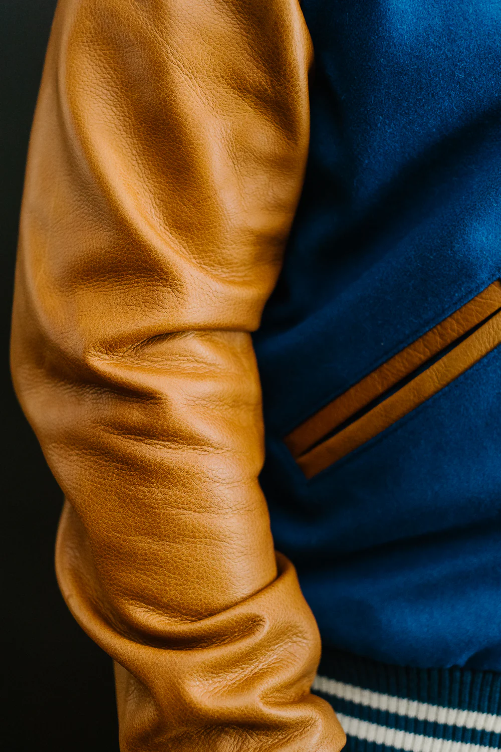 Varsity Jacket - Royal, Rust - Image 17