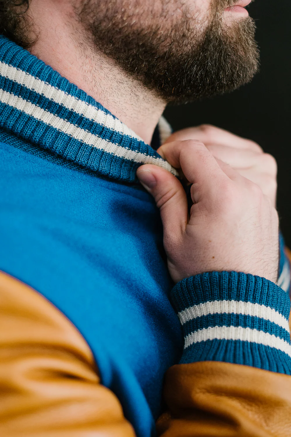 Varsity Jacket - Royal, Rust - Image 20