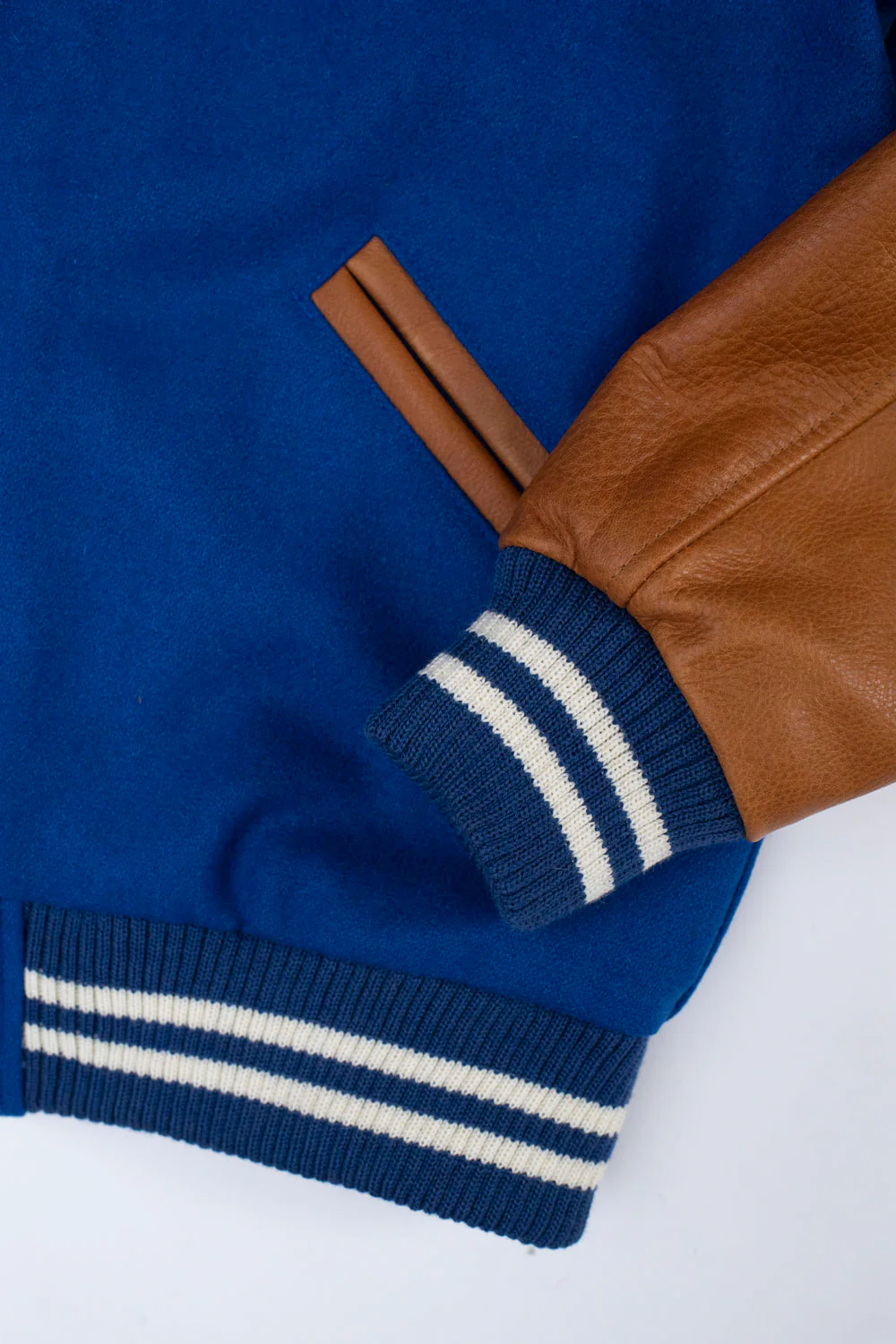Varsity Jacket - Royal, Rust - Image 3