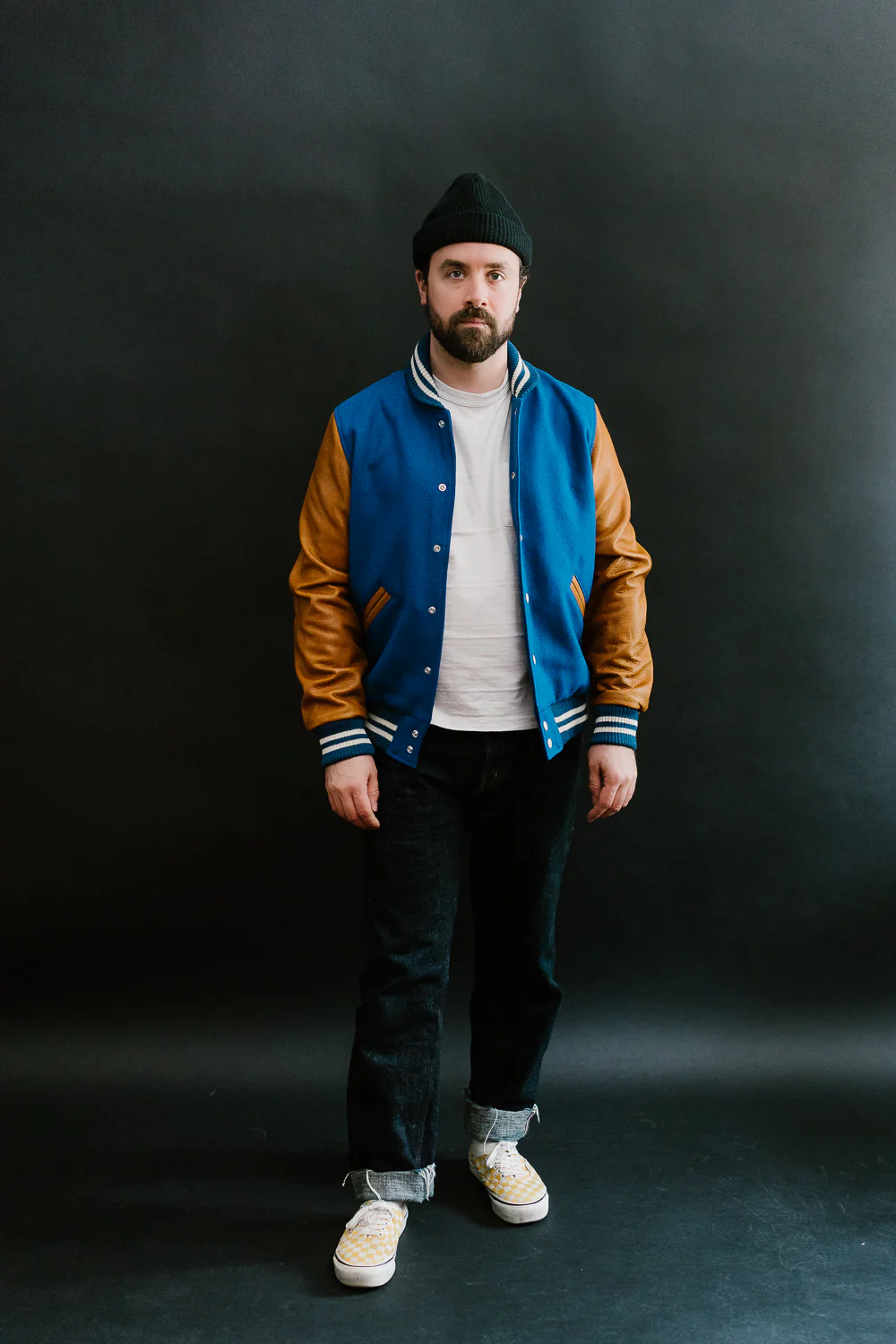 Varsity Jacket - Royal, Rust - Image 5
