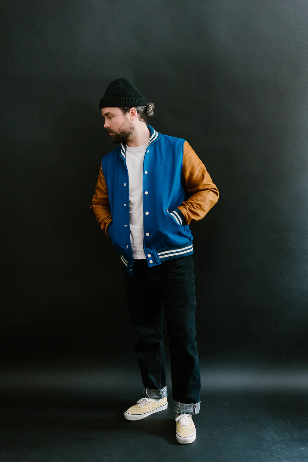 Varsity Jacket - Royal, Rust - Image 6