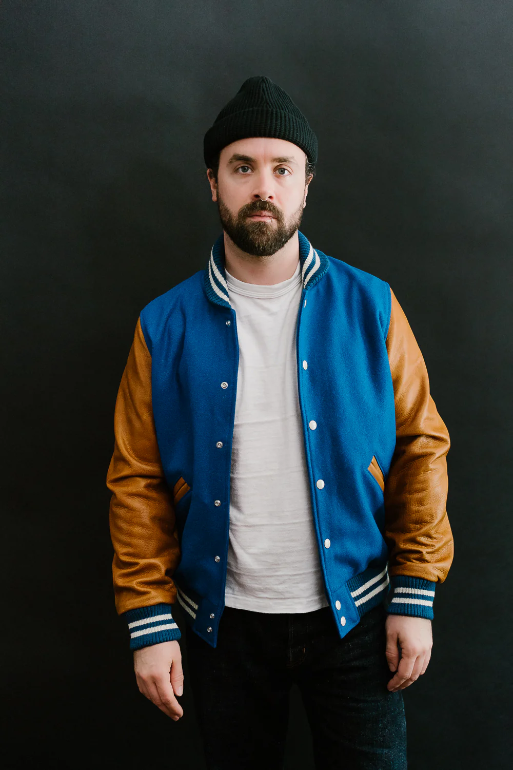 Varsity Jacket - Royal, Rust - Image 9