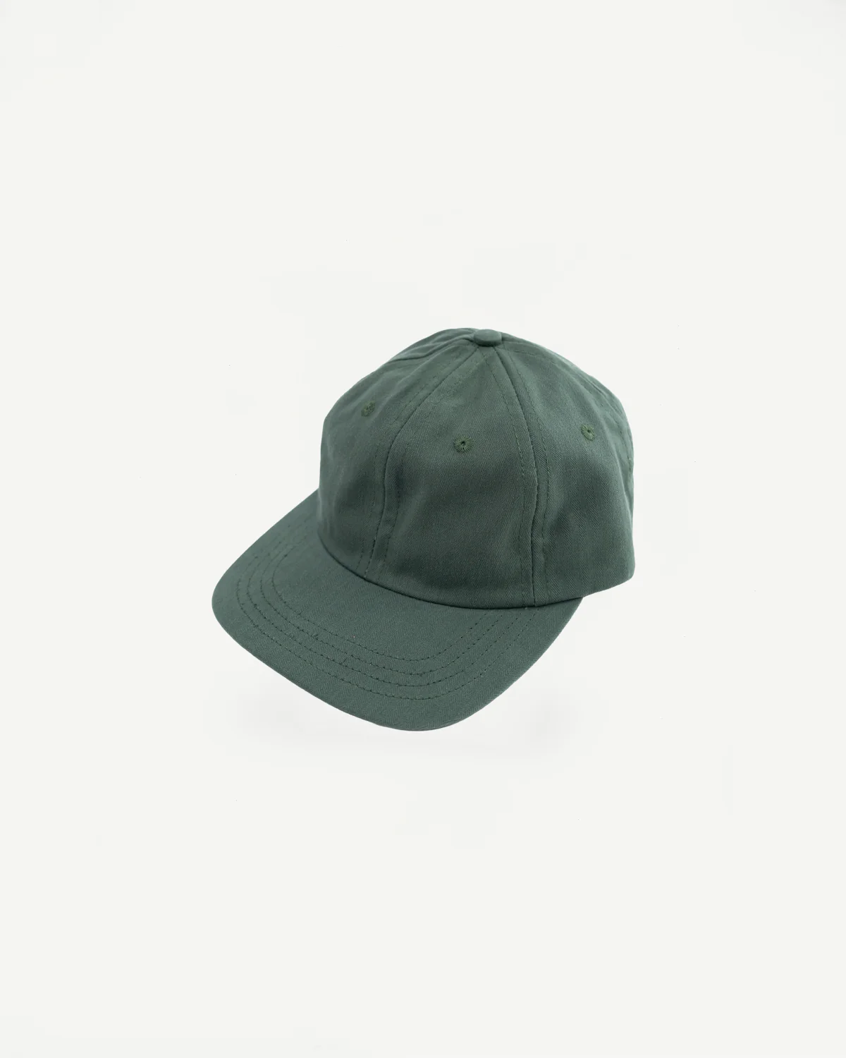 Dry Waxed Cotton Baseball Hat - Spruce