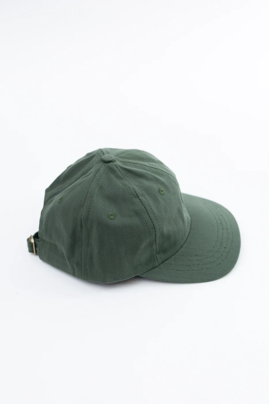 Dry Waxed Cotton Baseball Hat - Spruce - Image 3