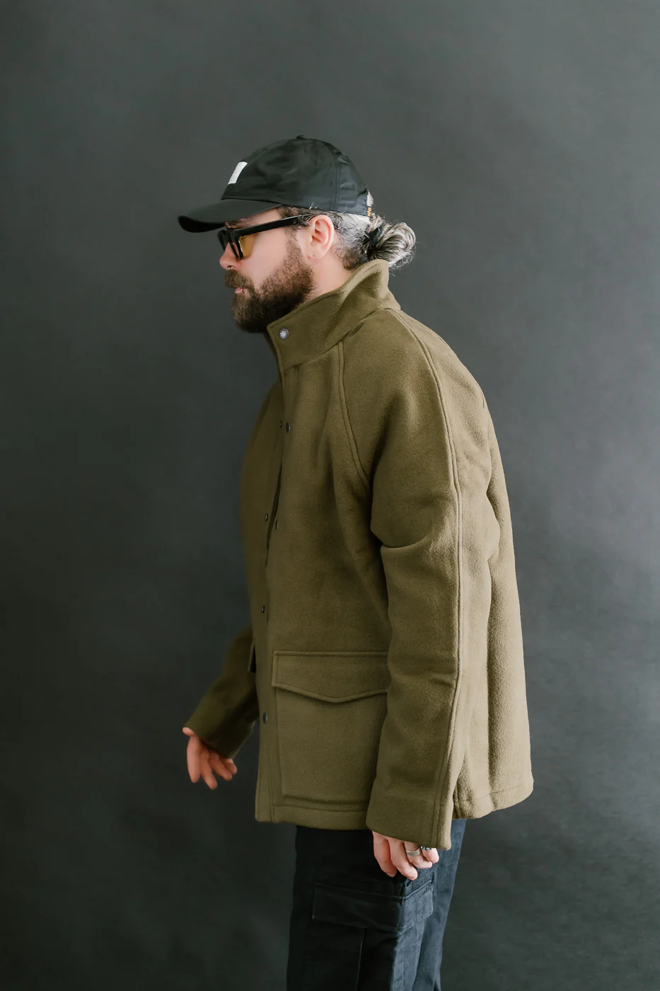 Welding Jacket Melton Wool - Tobacco - Image 12