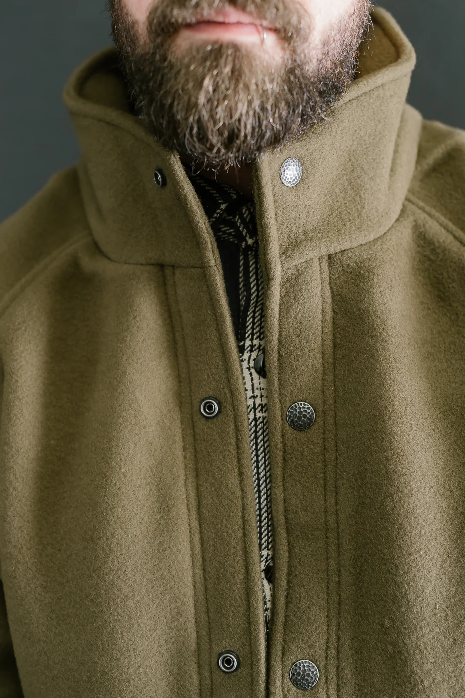 Welding Jacket Melton Wool - Tobacco - Image 14