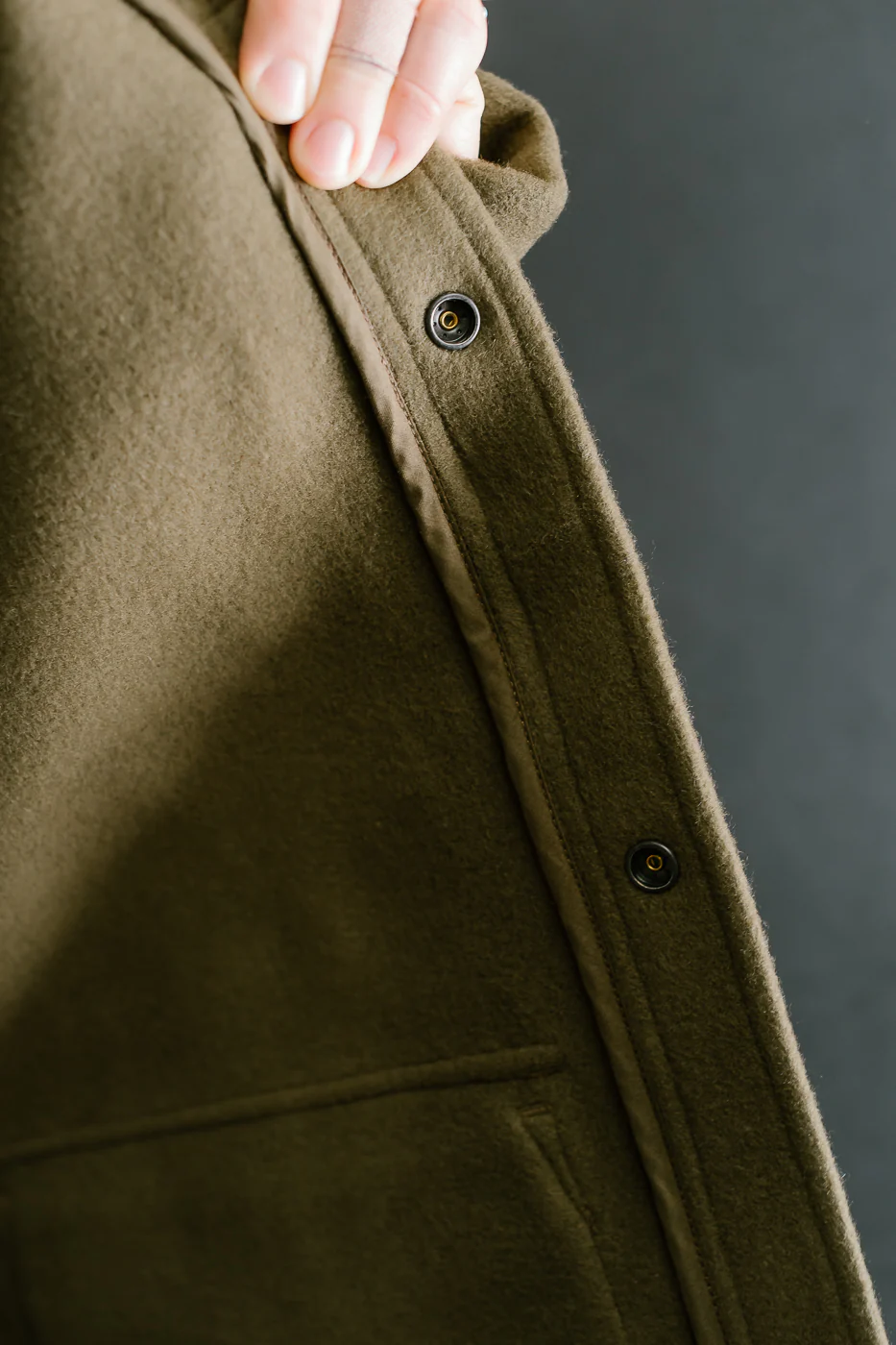 Welding Jacket Melton Wool - Tobacco - Image 16