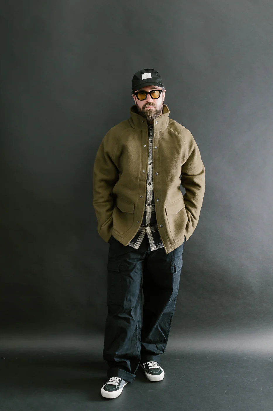 Welding Jacket Melton Wool - Tobacco - Image 5