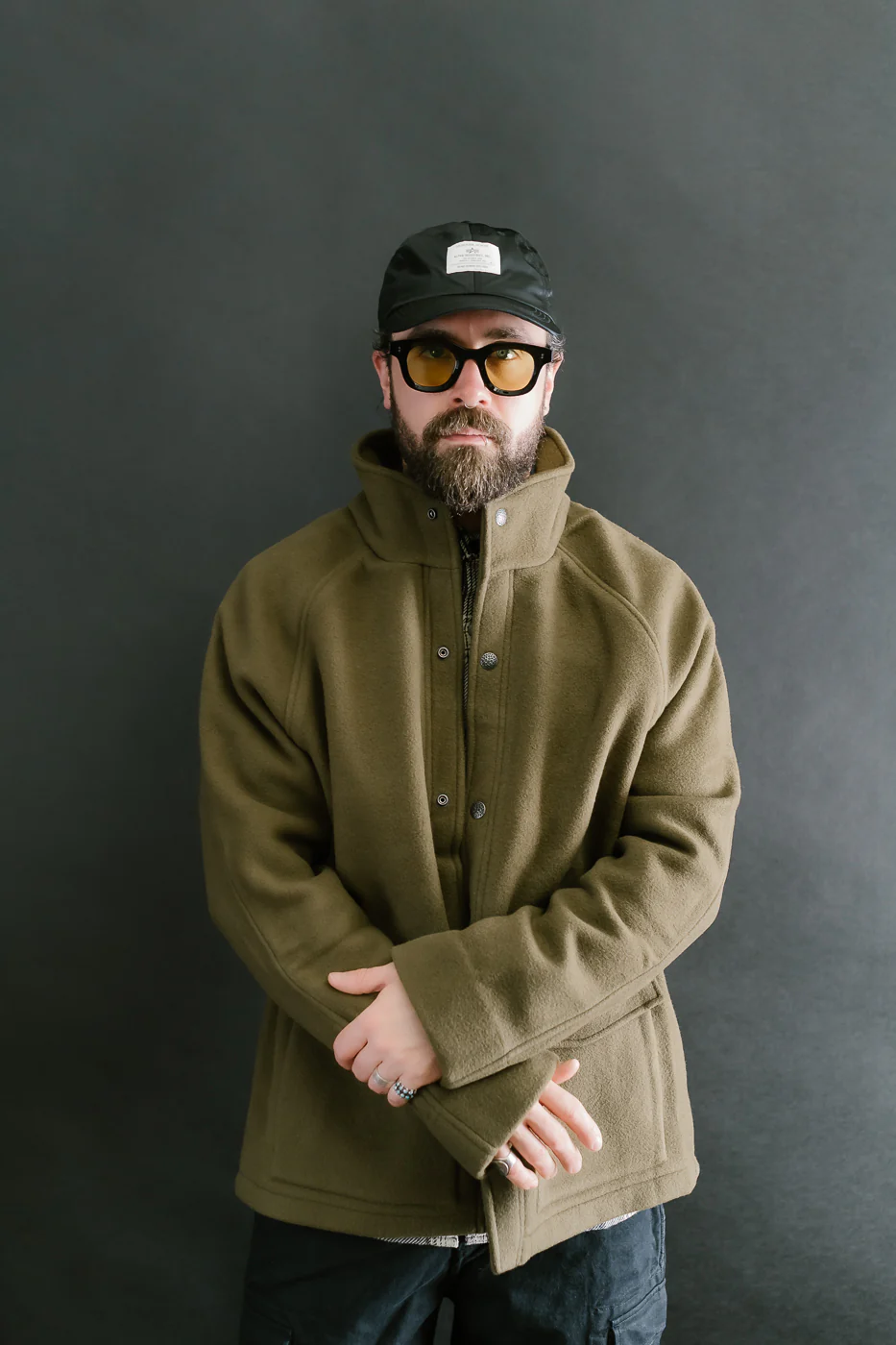 Welding Jacket Melton Wool - Tobacco - Image 8