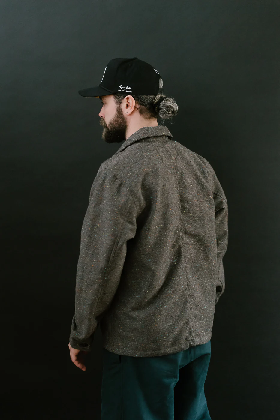 Wool Blend Multi-Nep Chore Coat - Brown - Image 13