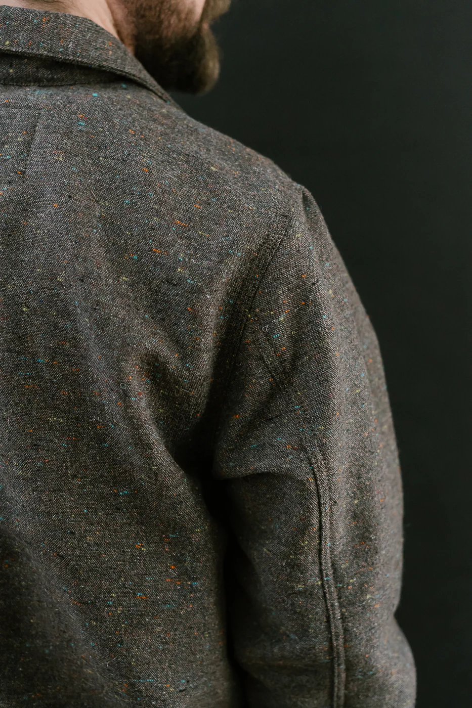 Wool Blend Multi-Nep Chore Coat - Brown - Image 20