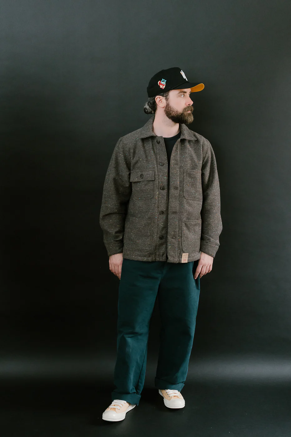 Wool Blend Multi-Nep Chore Coat - Brown - Image 6
