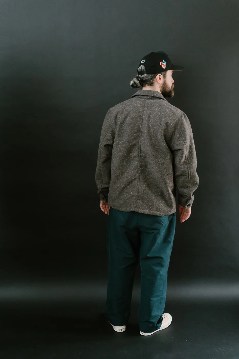 Wool Blend Multi-Nep Chore Coat - Brown - Image 8