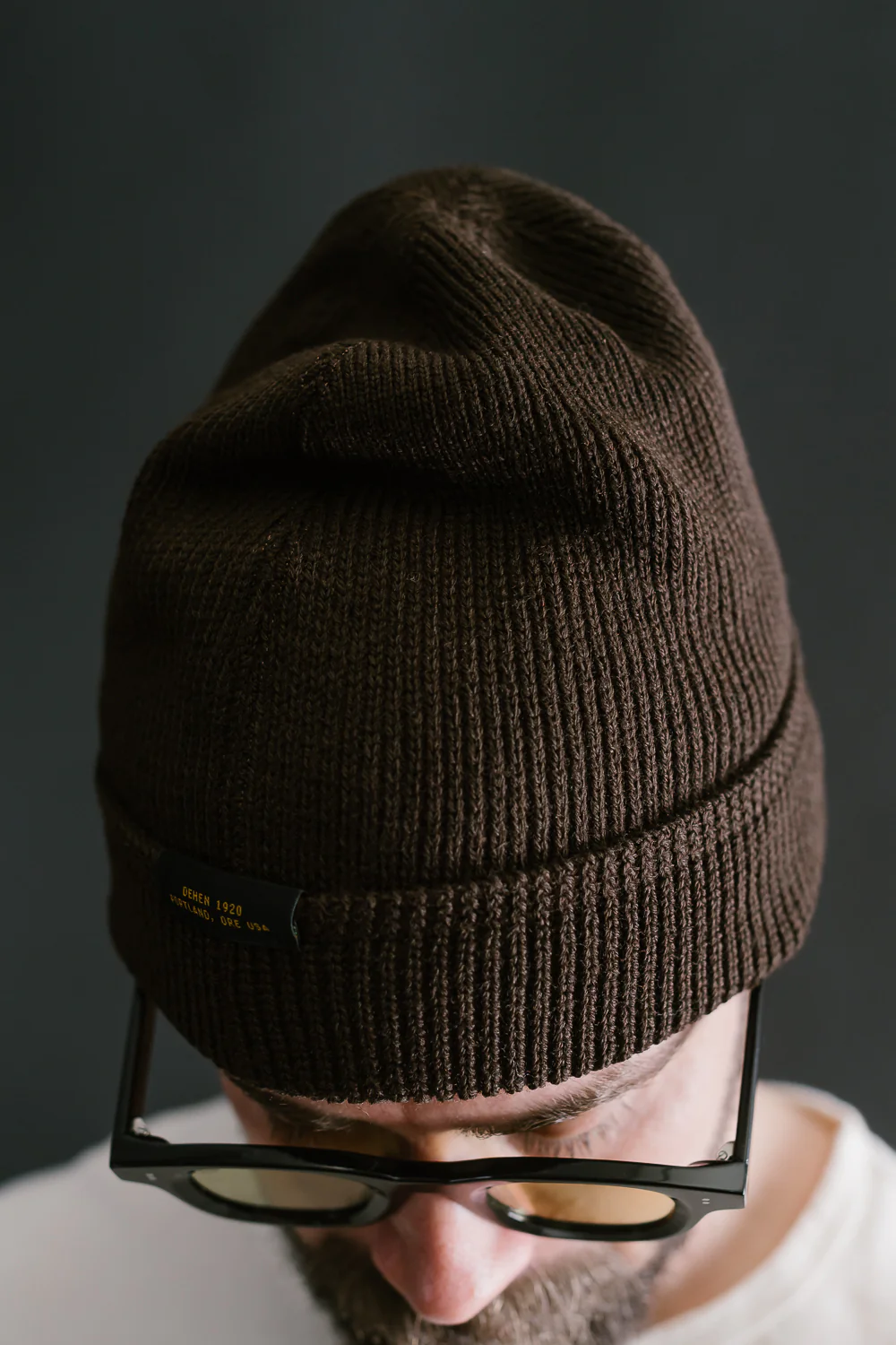 Wool Knit Watch Cap - Brown - Image 8