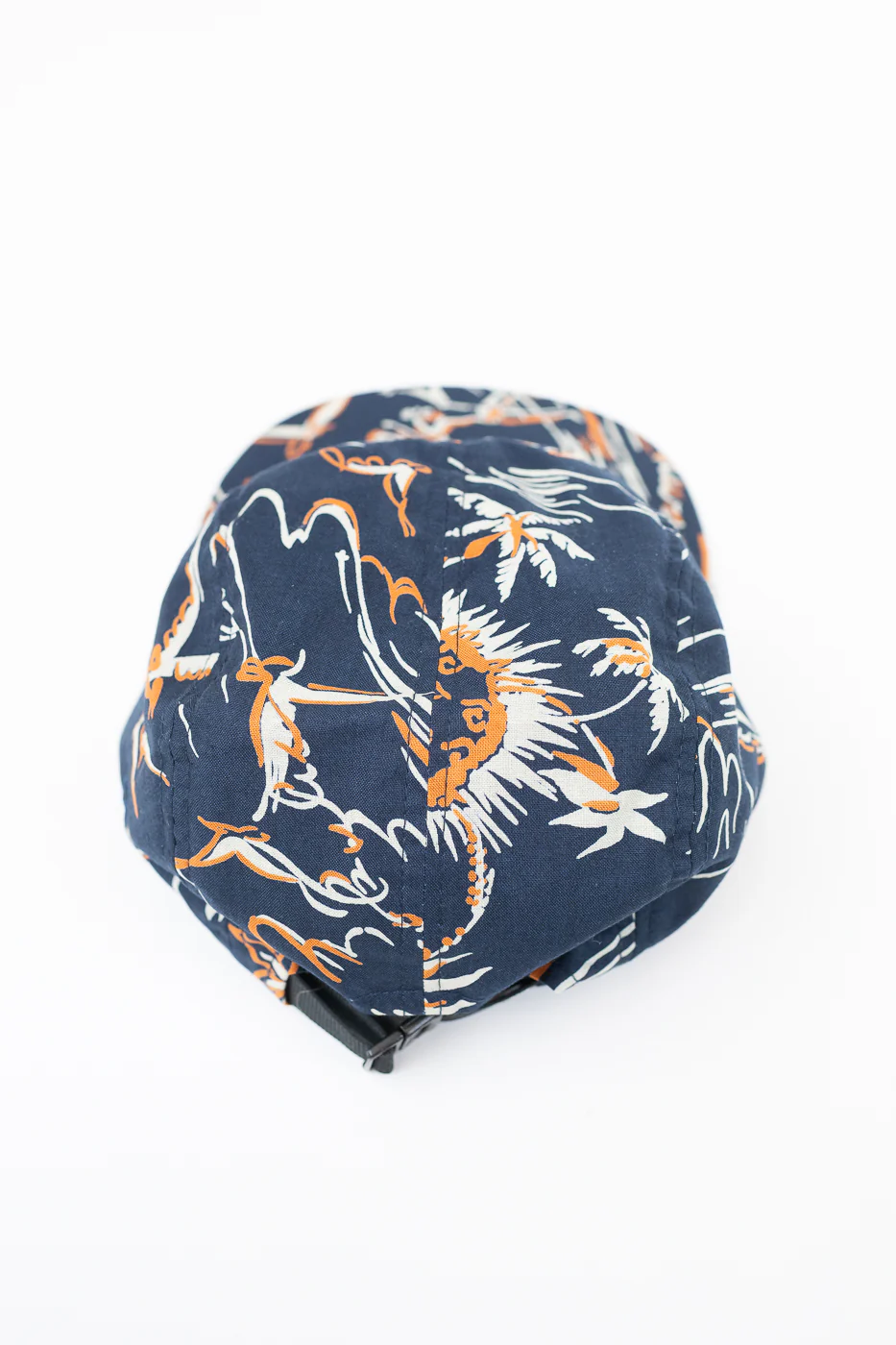 X-003-CCM-509 - 5-Panel Cap Casa Print - Navy - Image 3