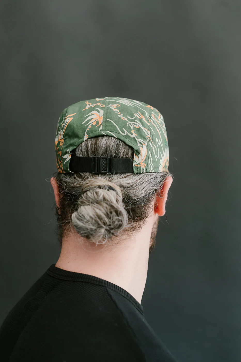 X-003-CCM-604 - 5-Panel Cap Casa Print - Green - Image 13