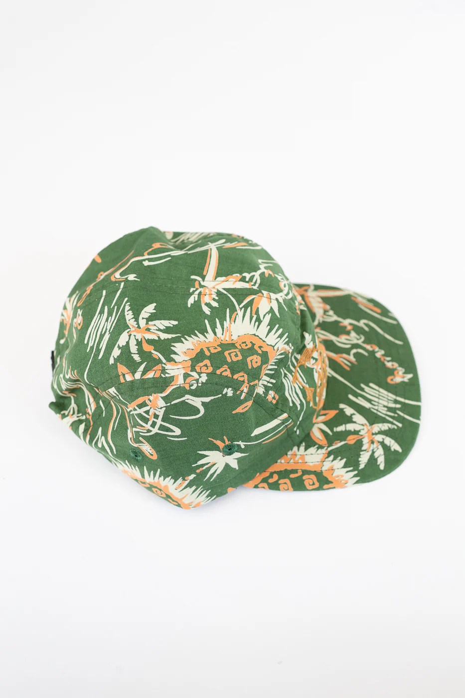 X-003-CCM-604 - 5-Panel Cap Casa Print - Green - Image 4