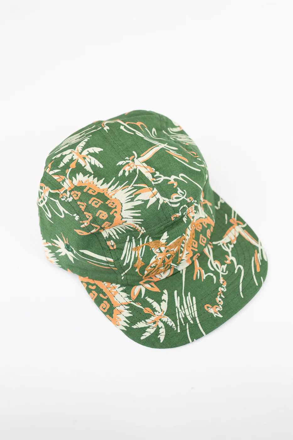 X-003-CCM-604 - 5-Panel Cap Casa Print - Green - Image 5