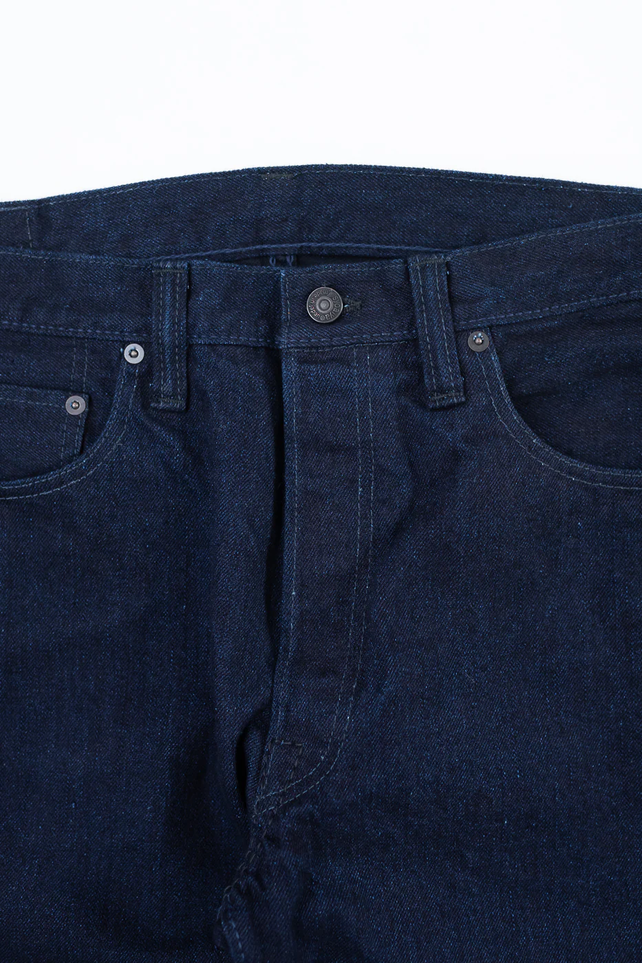XX-003-IDBK - 14oz Indigo x Black Selvedge Jeans - Regular Straight - Image 3