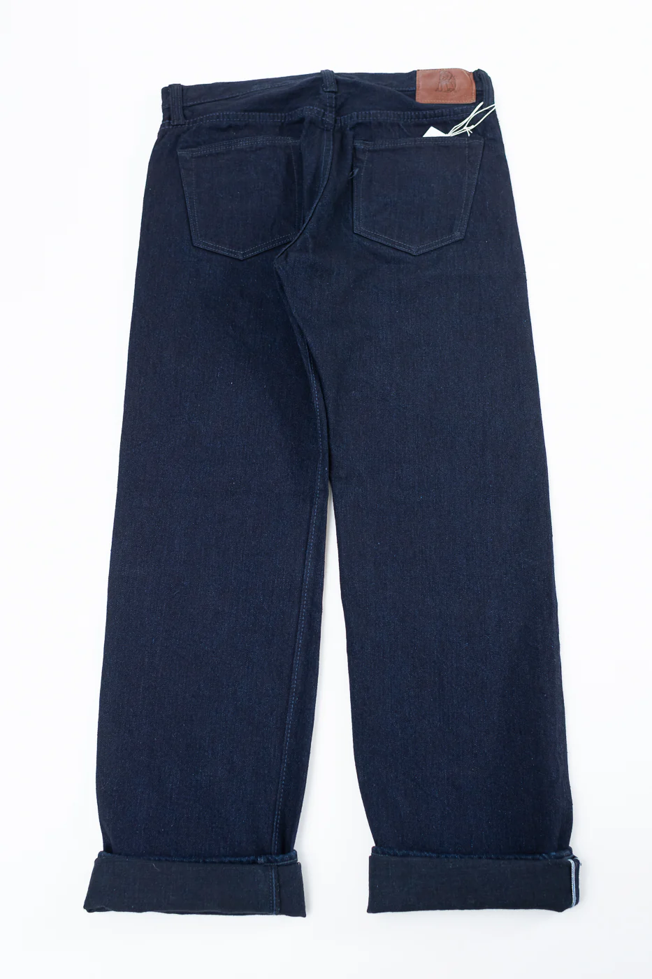 XX-003-IDBK - 14oz Indigo x Black Selvedge Jeans - Regular Straight - Image 5