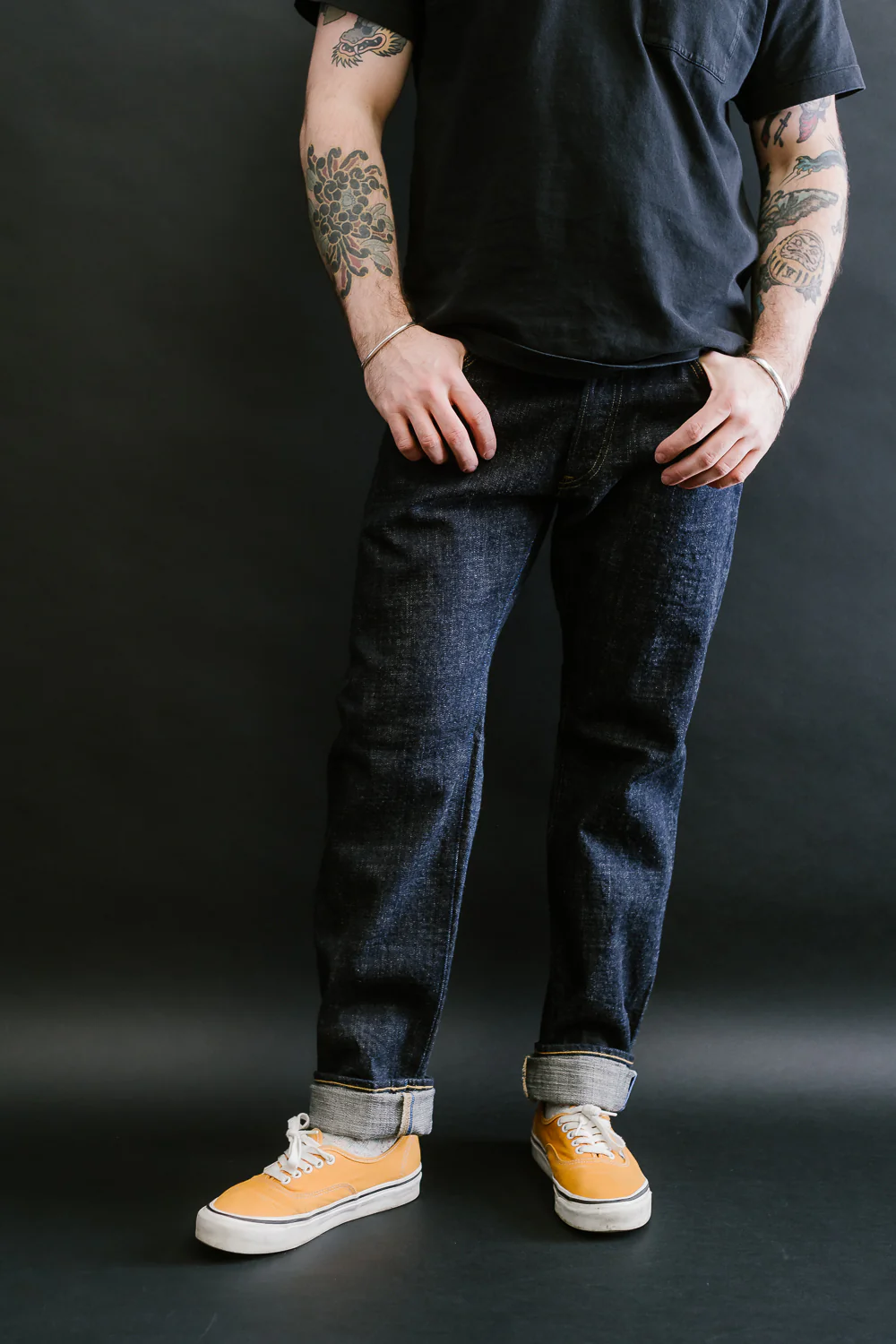 TNK202BE - 14oz "ZETTO" Selvedge High Tapered - Indigo OW - Image 10