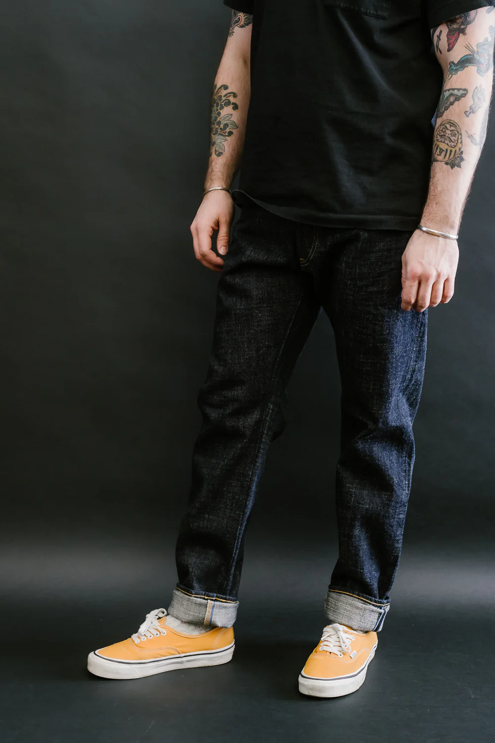 TNK202BE - 14oz "ZETTO" Selvedge High Tapered - Indigo OW - Image 11