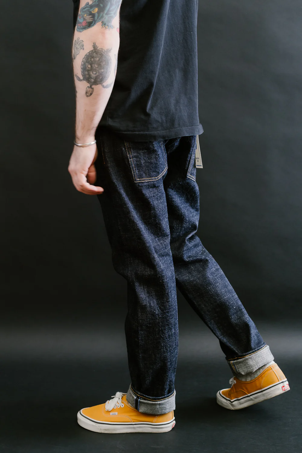 TNK202BE - 14oz "ZETTO" Selvedge High Tapered - Indigo OW - Image 12