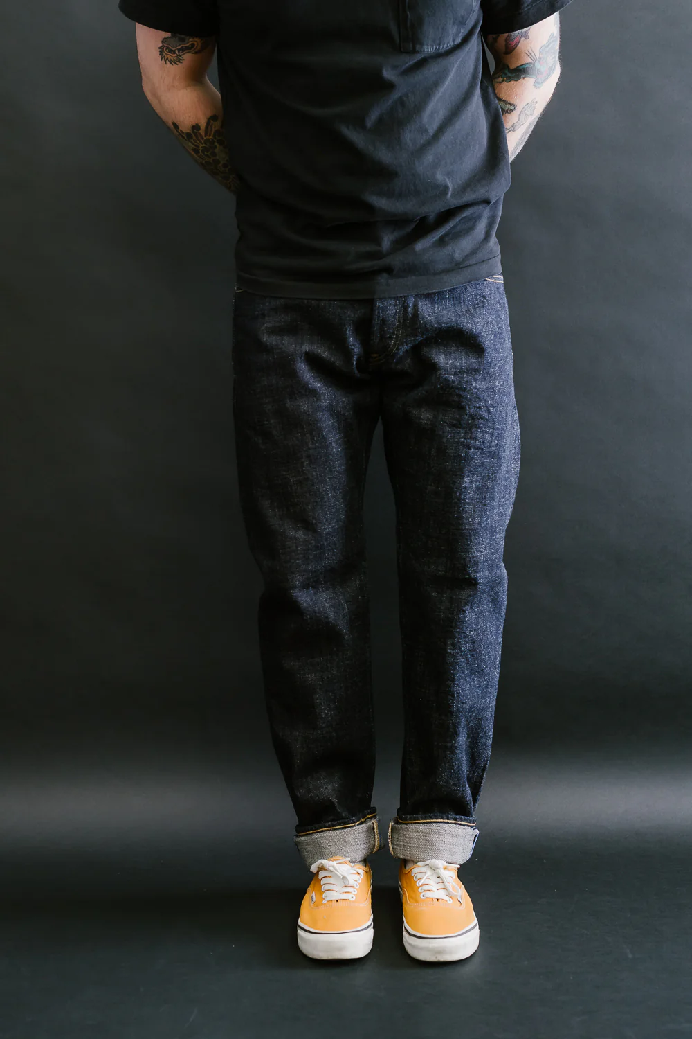 TNK202BE - 14oz "ZETTO" Selvedge High Tapered - Indigo OW - Image 16