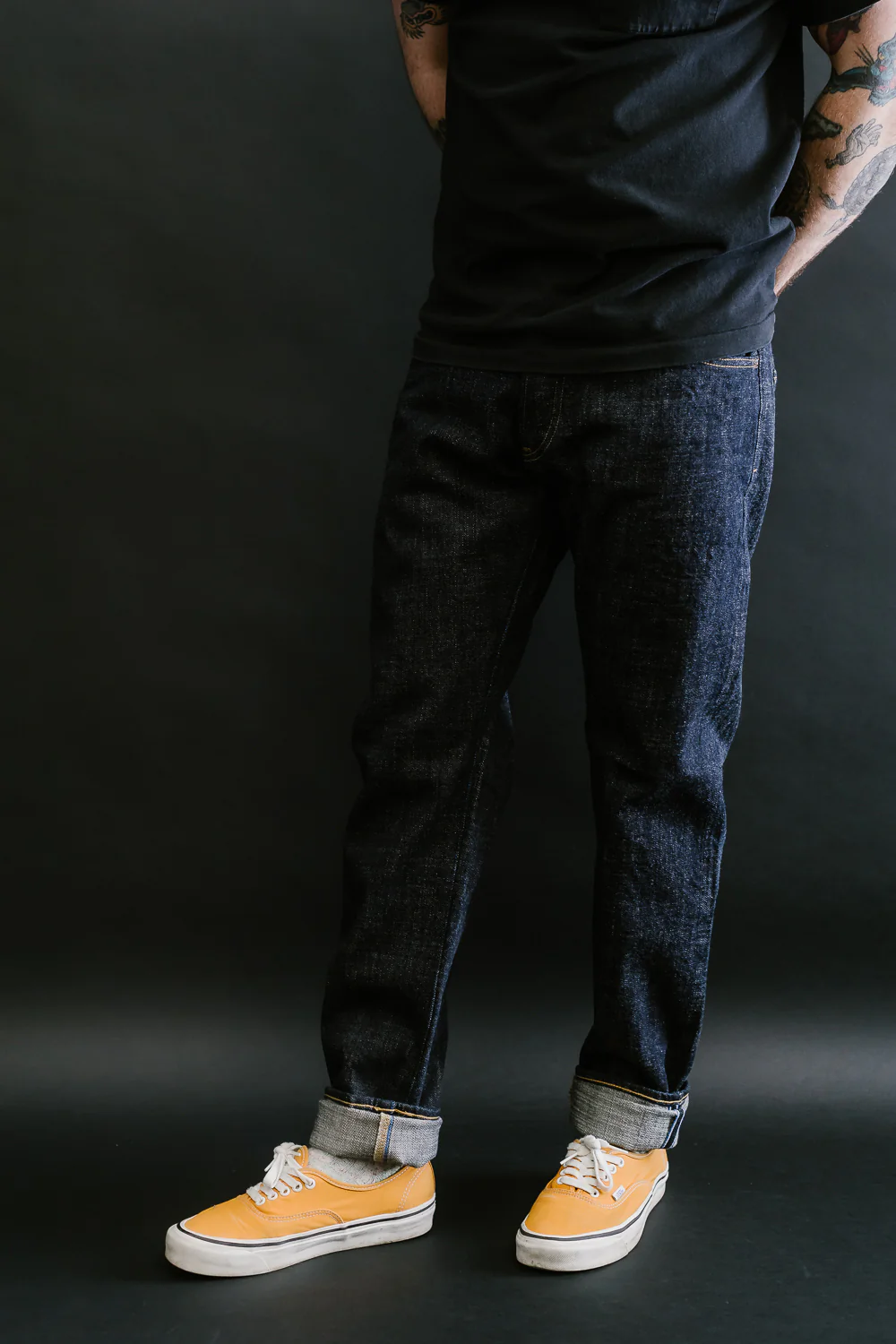 TNK202BE - 14oz "ZETTO" Selvedge High Tapered - Indigo OW - Image 18